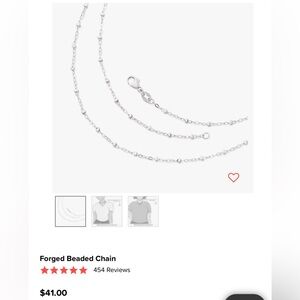James Avery Forged Beaded Chain